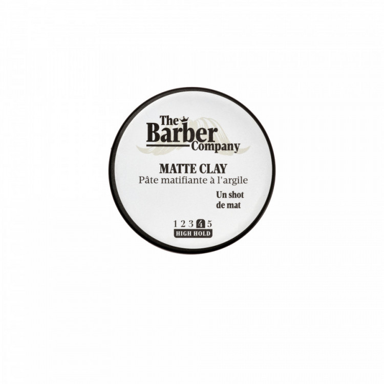 Pâte coiffante Matte Clay – fixation forte, effet mat, tous cheveux