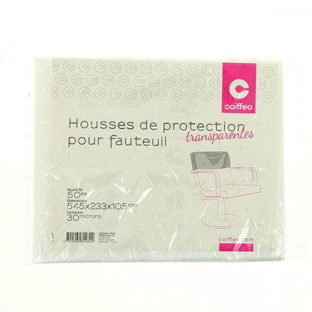 Housses transparentes de protection pour fauteuil 30 microns x50