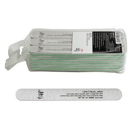 Limes à ongles 2 faces 100/180 x30 Zebra