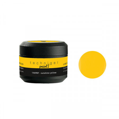 Gel de couleur UV & LED Technigel Paint Sunshine yellow