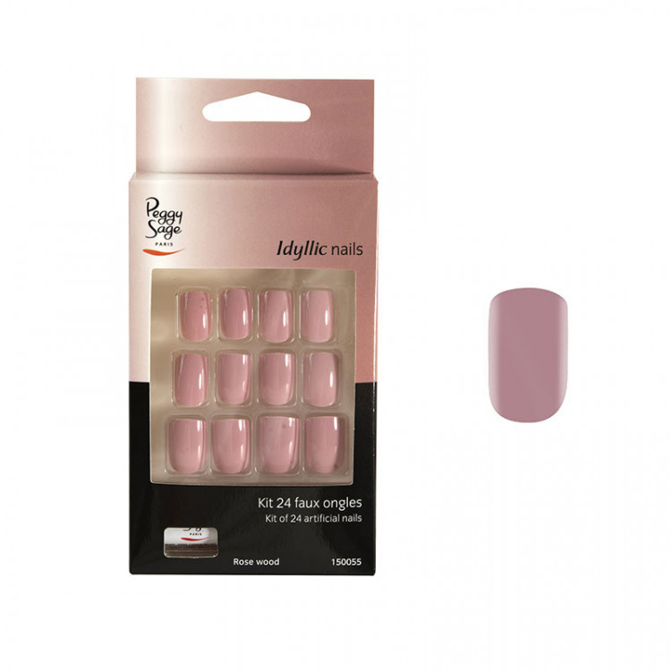 Faux ongles Idyllic nails - Rose wood x24