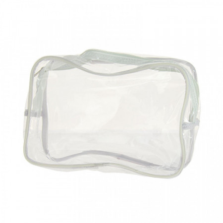 Trousse transparente PVC Blanc