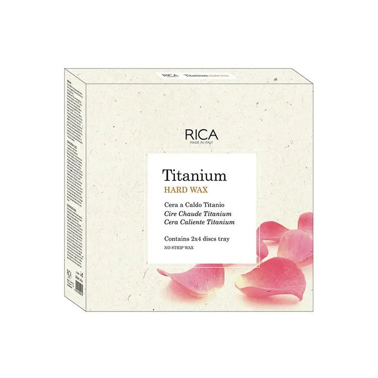Galets cire chaude au Titanium rose 2x500g