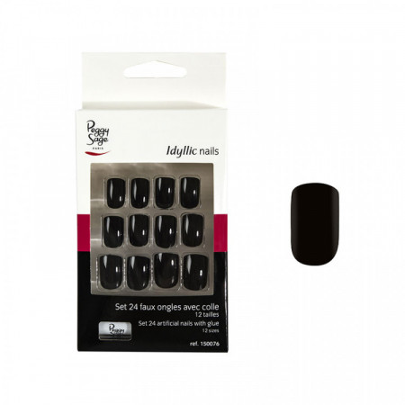 Faux ongles Idyllic nails - Black x24