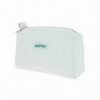 Trousse blanche tissu