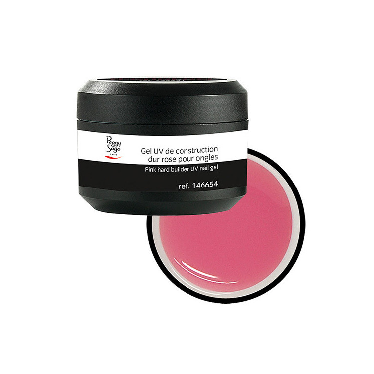 Gel UV de construction dur pour ongles Rose 50g