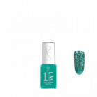 Mini vernis semi-permanent 1-LAK Green twinkle