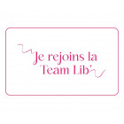 Carte Team LIB'