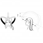 Casque sèche-cheveux Climafly infraquartz avec pied Argent brillant