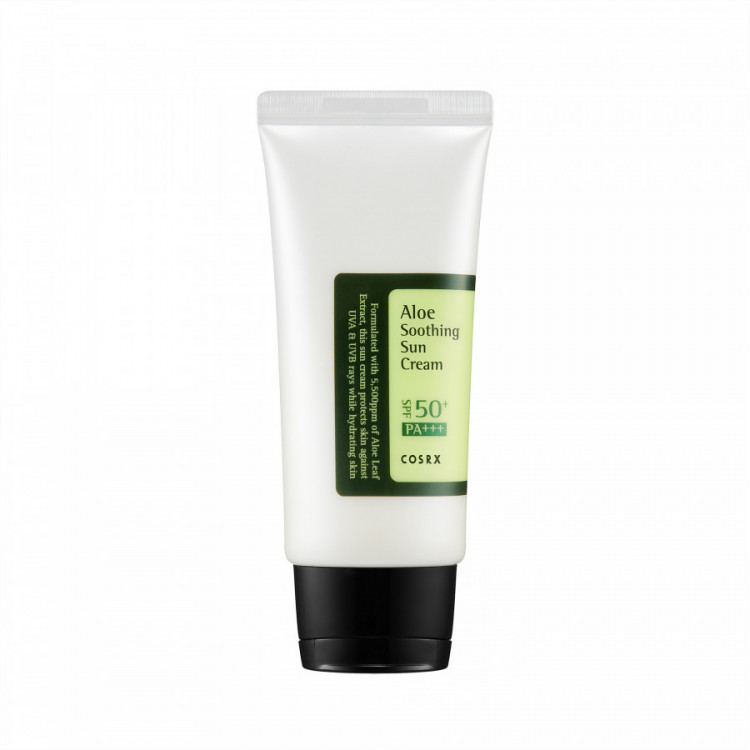 Crème solaire apaisante à l’aloès SPF50+ PA+++