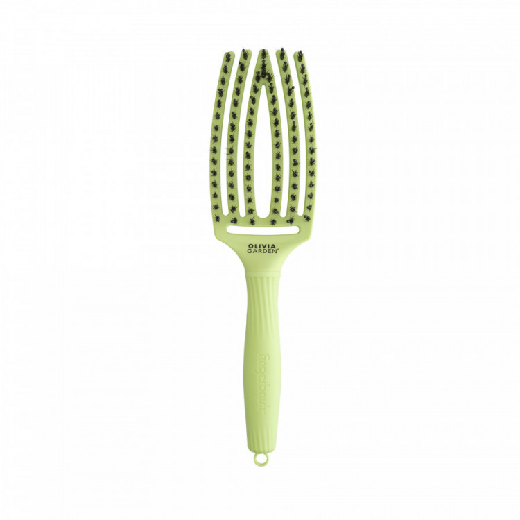 Brosse démêlante Fingerbrush Green Pistachio - Care Iconic Boar&Nylon