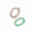 Lot de 2 élastiques en spirale