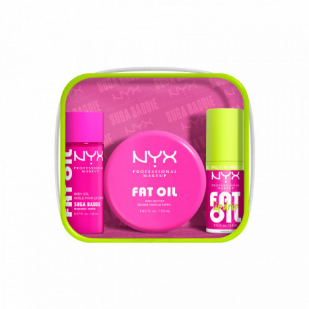 Mini kit Fat Oil Body Suga Baddie 3 pièces (huile + beurre + gloss) 74.8ML