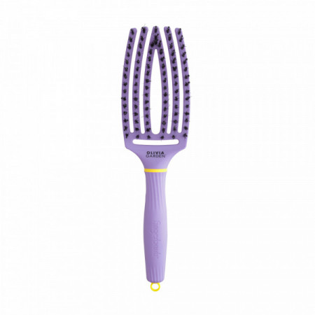 Fingerbrush Care Iconic Boar&Nylon Snuggle Purple - douce, efficace, anti-casse
