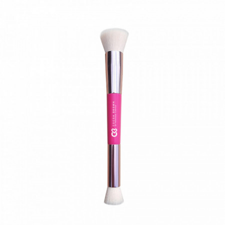 Pinceau double application Cocoa Brown – précision et finition impeccables