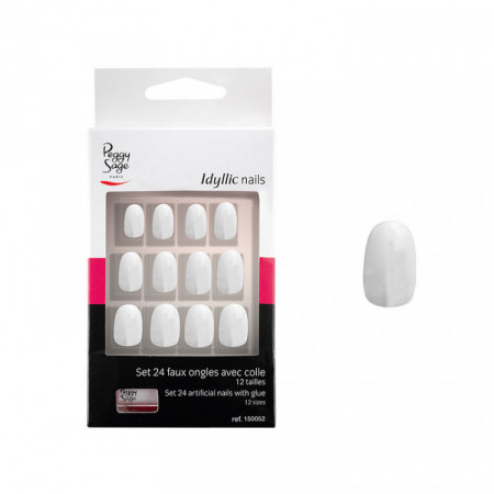 Faux ongles Idyllic nails Set x24 Smart oval