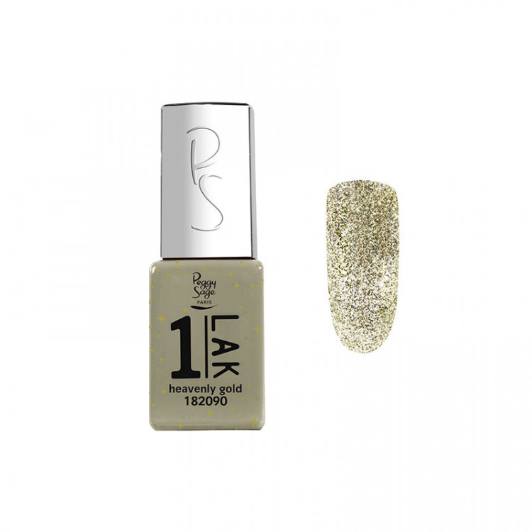 Mini vernis semi-permanent 1-LAK - Heavenly gold