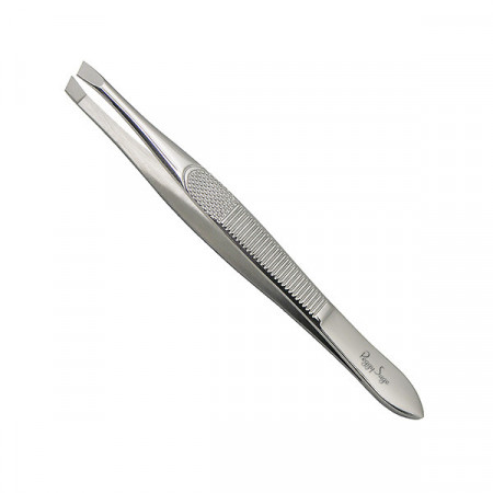 Pince à épiler souple mors biais