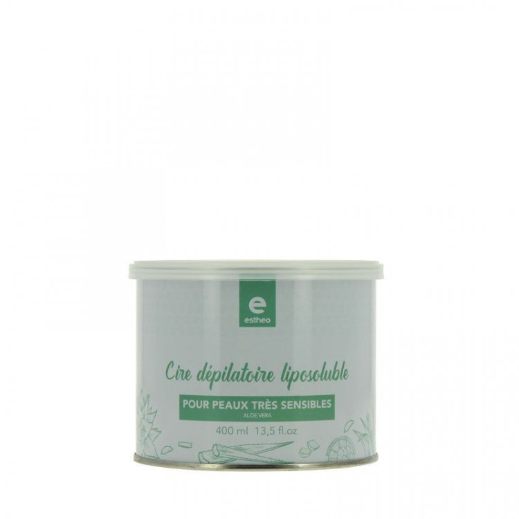 Pot de cire dépilatoire liposoluble Aloe Vera