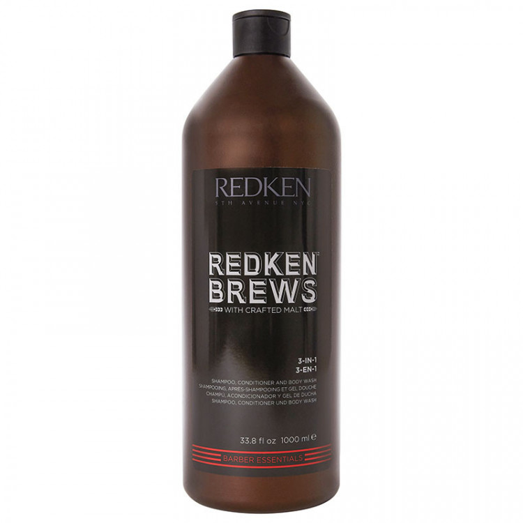 Shampooing 3-en-1 Redken Brews