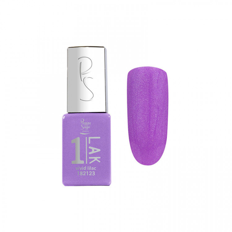 Mini vernis semi-permanent 1-LAK - vivid lilac