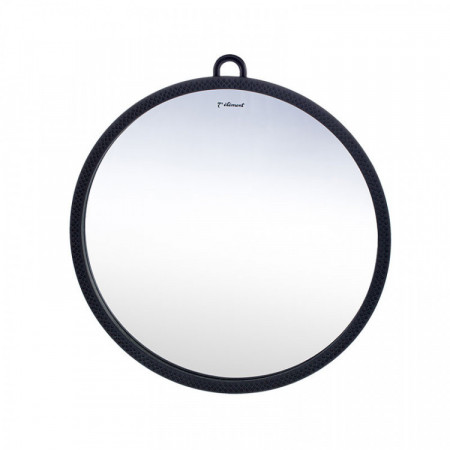 Miroir rond Diamond Noir