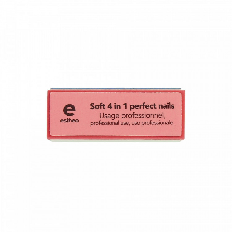 Mini bloc 4 faces - Soft 4 in 1 perfect nails Rose & Bleu